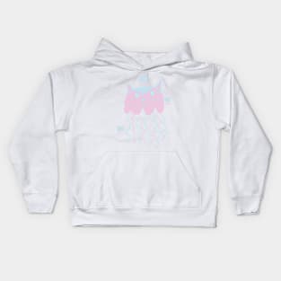 Cotton Candy Jelly Cat :: Canines and Felines Kids Hoodie